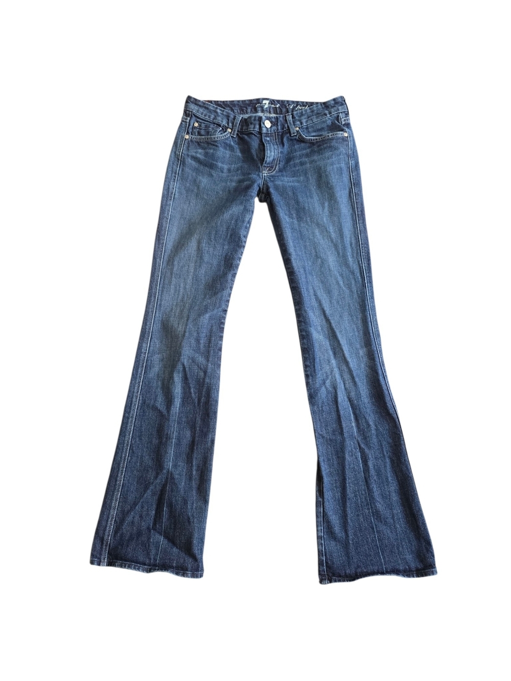 7 For All Mankind Classic Lowrise Women's Dark Blue Bootcut Denim Jeans Size 29